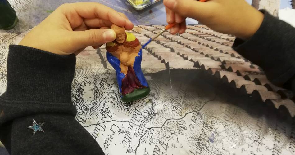 Atelier : Peins ton santon de mille couleurs@Service Patrimoine et Culture de la COVE
