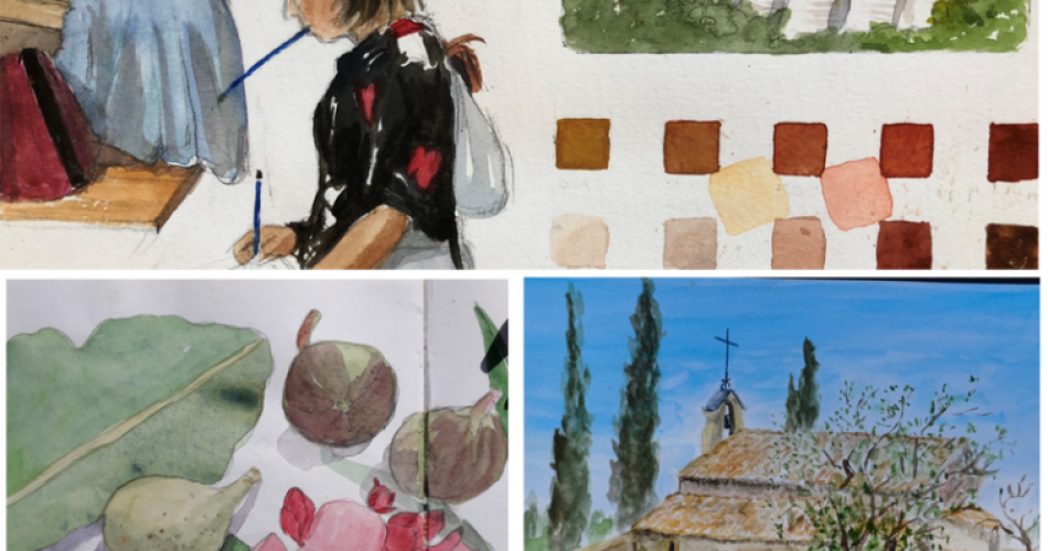 Séjour artistique :  Carnet de voyage@Le mas de la sorgue