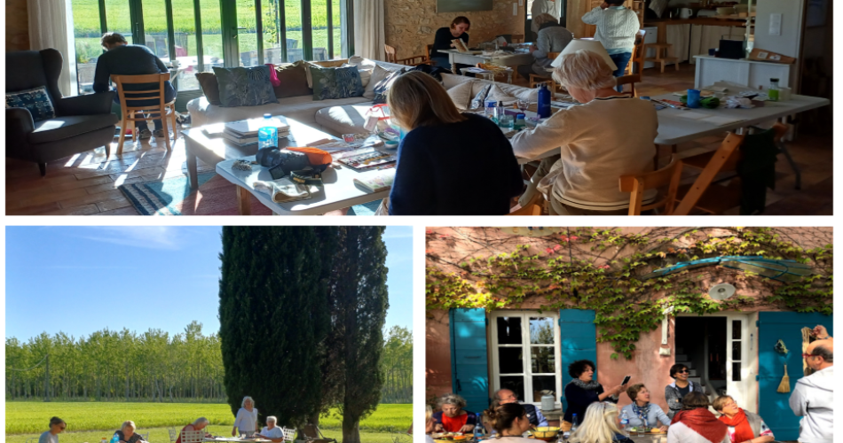 Séjour artistique :  Carnet de voyage@Mas de la sorgue