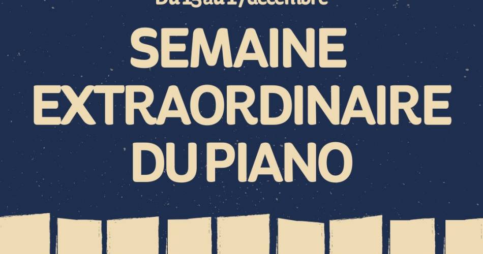 Semaine extraordinaire du piano - piano class concert@©Conservatoire du Grand Avignon