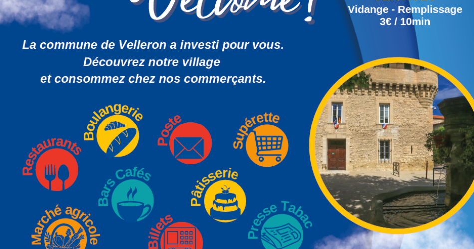 Aire de service municipale pour camping-cars@MAIRIE