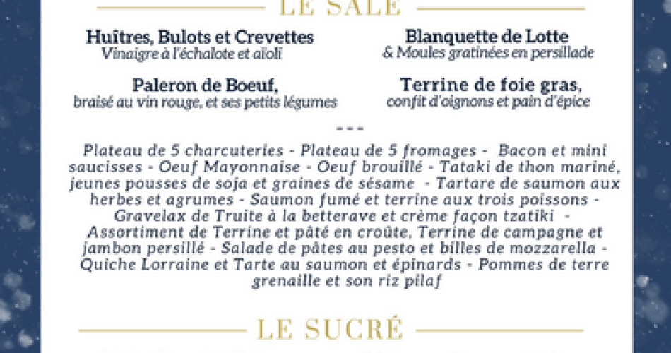 Brunch de Noël à l'Hostellerie du Château des Fines Roches@© Hostellerie du Château des Fines Roches