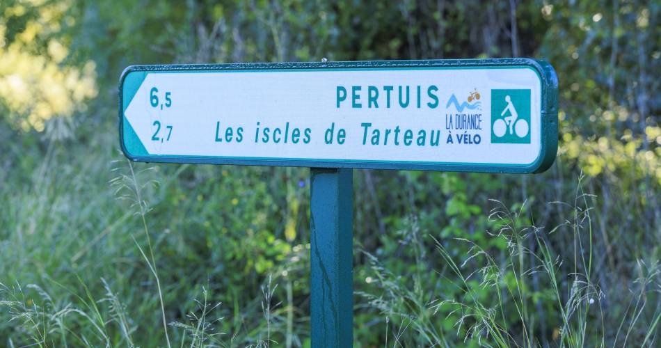 Véloroute Vers la Durance à vélo : Tronçon Pertuis - Villelaure@SMAVD