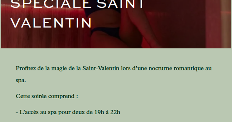 Nocturne van de Spa Speciale Valentijnsdag@Clos Saint Michel