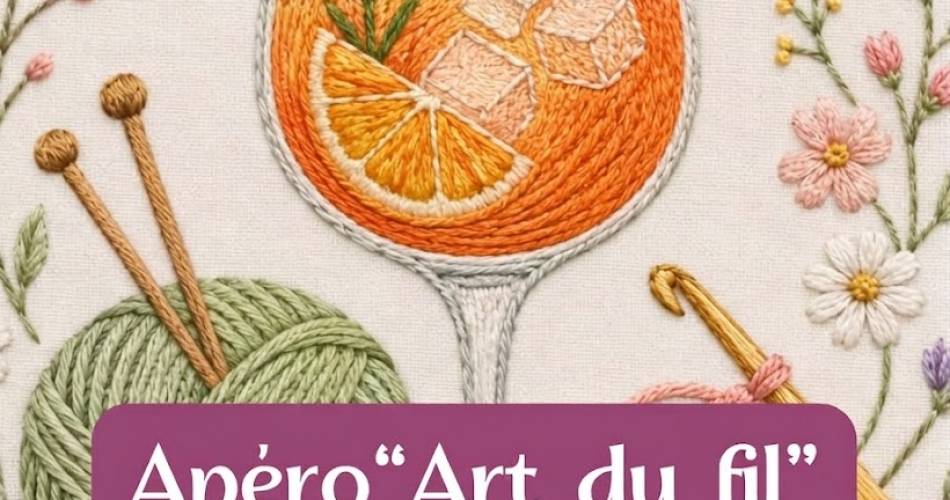 Au Carré d'Art - Apéro Art du fil : tricot, crochet, broderie.@Carré d'Art