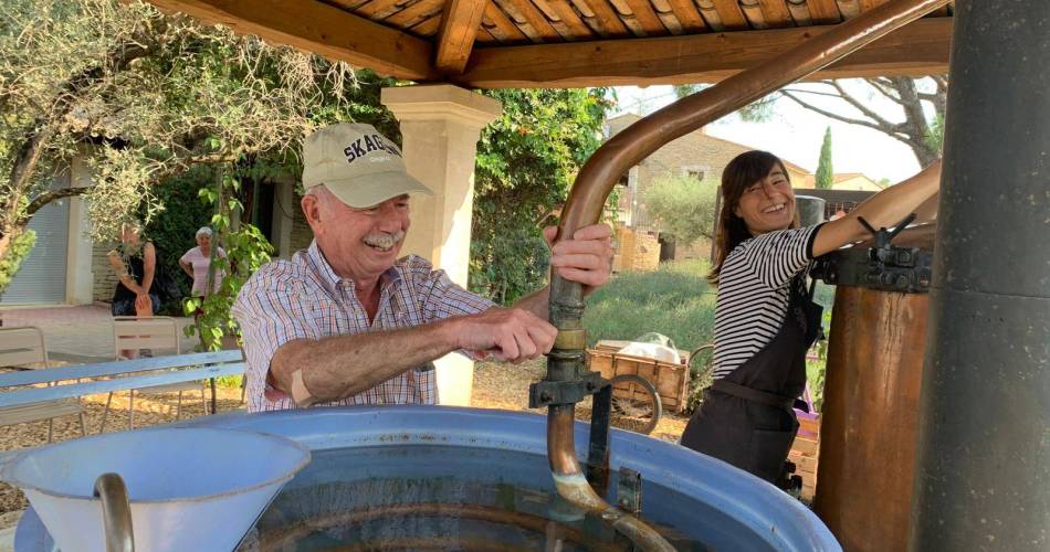 Traditional lavender distillation workshop@Musée de la Lavande Luberon