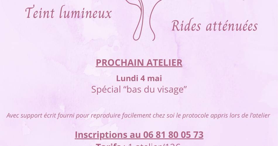 Facial yoga workshop@Atelier yoga du visage