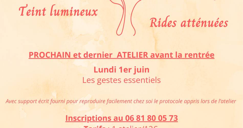 Facial yoga workshop@Atelier yoga du visage