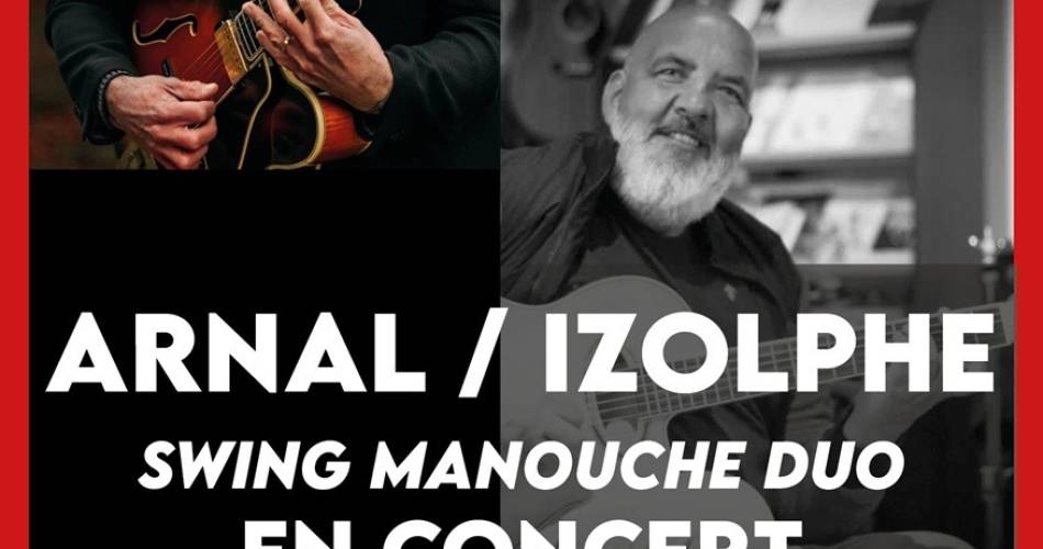 Arnal / Izolphe, gypsy swing Duo@©Le Rouge-Gorge
