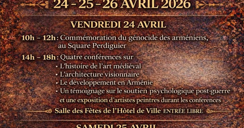 Die Armenischen Tage in Avignon@©Maison de la Culture Arménienne d'Avignon