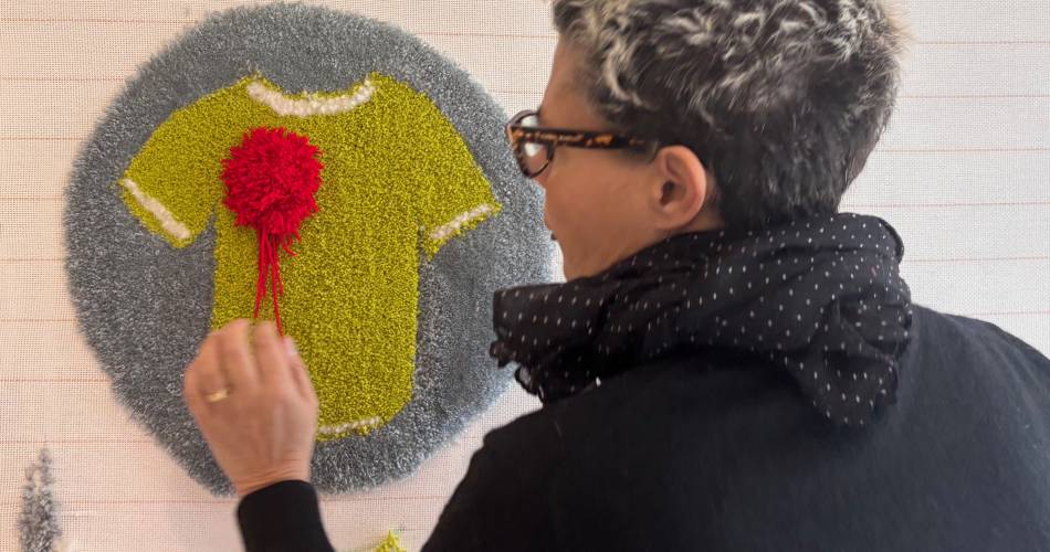 Béatrice Baulard Tufting : Initiation découverte tufting en 4 h@Béatrice Baulard