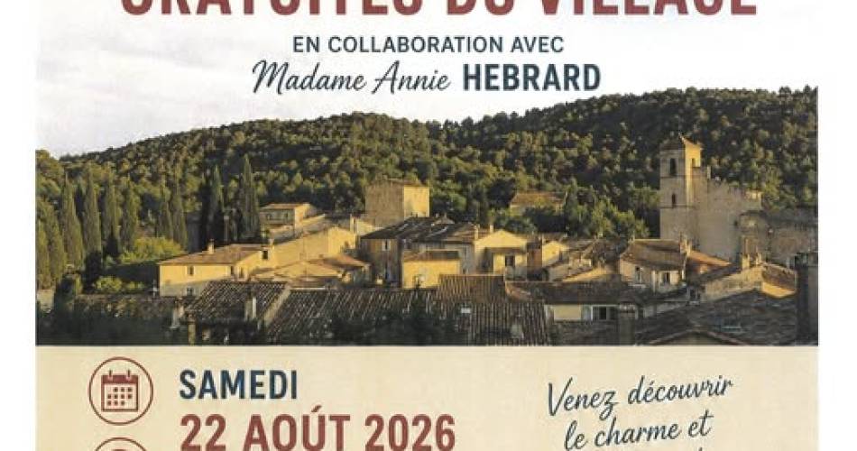 Visite guidée de la Bastide des Jourdans.@Visite guidée de la Bastide des Jourdans._La Bastide-des-Jourdans