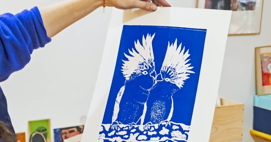 La Caserne , Blue Kid : Atelier de linogravure@Blue Kid