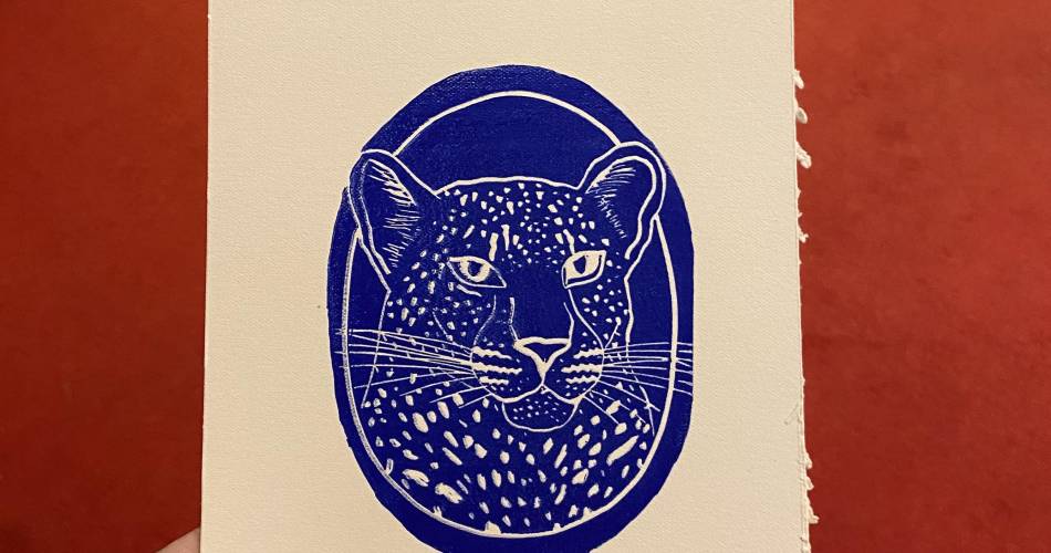 La Caserne , Blue Kid : Atelier de linogravure@Blue Kid