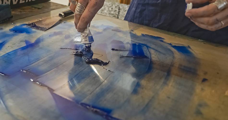 La Caserne , Blue Kid : Atelier de linogravure@Blue Kid
