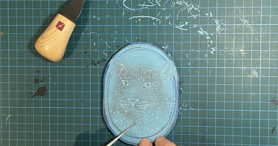 La Caserne , Blue Kid : Atelier de linogravure@Blue Kid