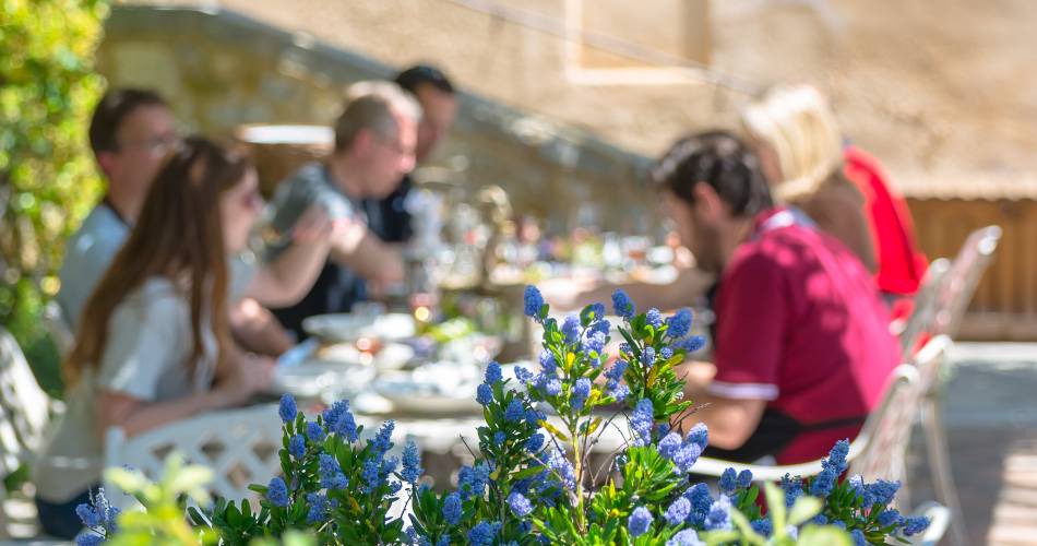Table du potager - Menu de spécialités françaises@Chêne Bleu