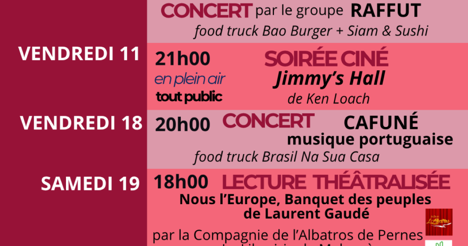 Lecture théâtralisée : Nous, l’Europe Banquet des Peuples.@La Placette