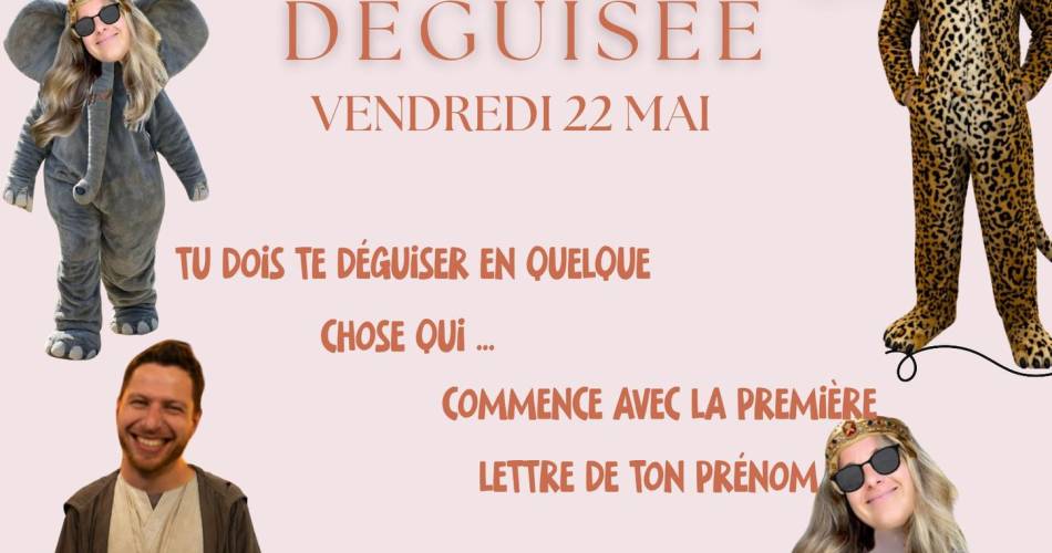 Fancy dress party - Les Caves des Collines@Affiche
