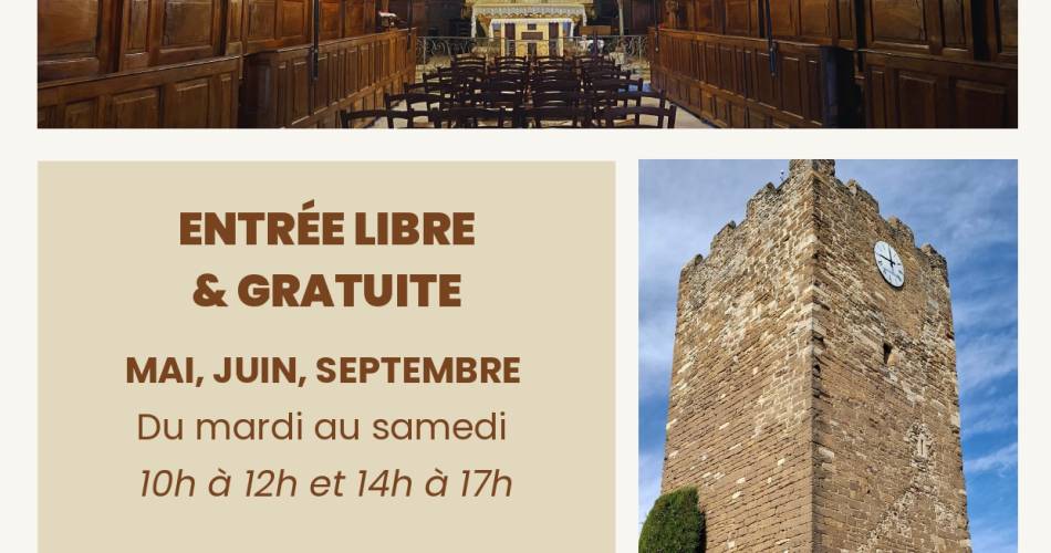 Ouverture de la Tour Ripert et de la Chapelle des Pénitents Blancs@Mairie de Valréas