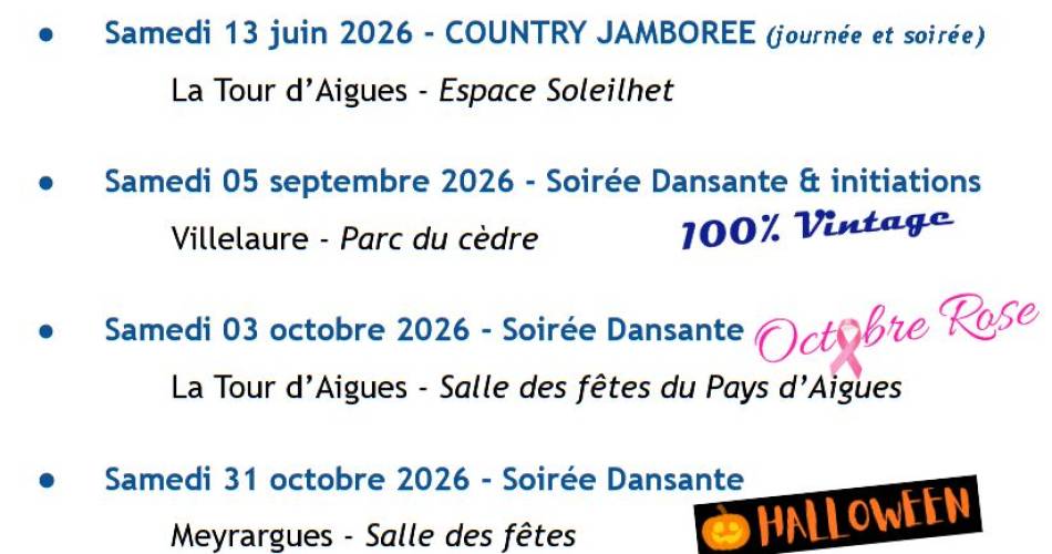Soirée dansante  à   La Tour d'Aigues pour octobre rose .@Soirée dansante octobre rose à la salle des fêtes de la Tour d'Aigues._La Tour-d'Aigues