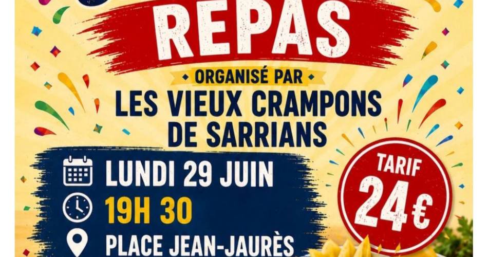 Repas Aïoli@Vieux Crampons Sarrians