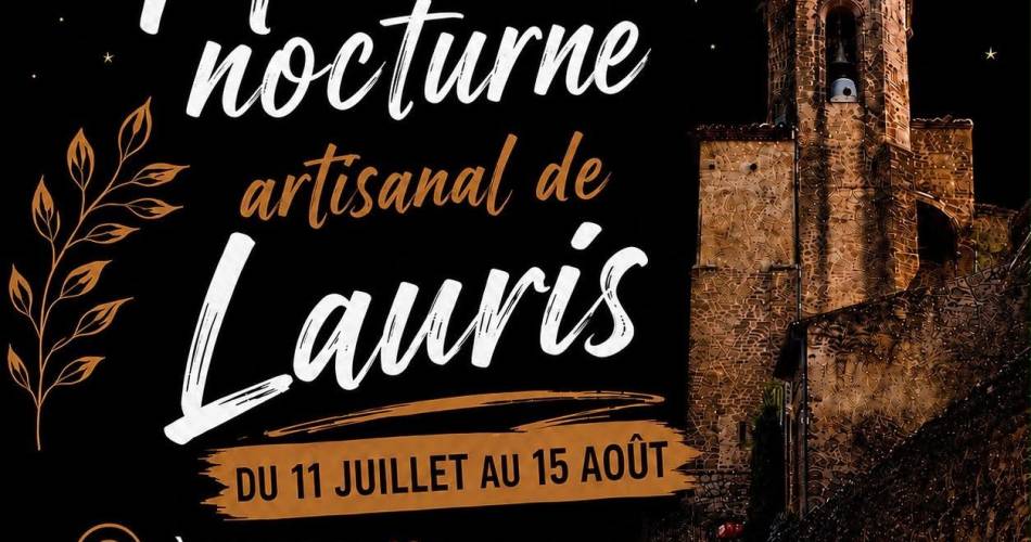Marché Nocturne Artisanal de Lauris@Mairie