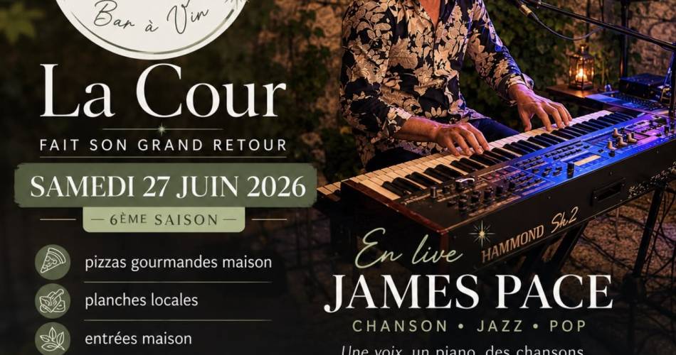 Concert en live de James Pace à Beaumont-De-Pertuis.@Concert en live de James Pace à Beaumont-De-Pertuis.
