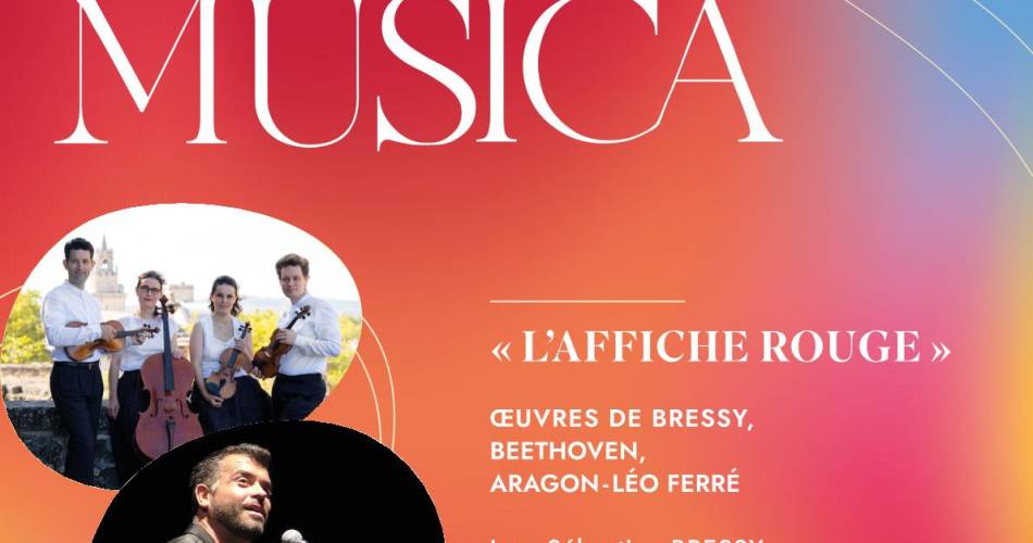 Festival Rosa Musica : concert «L'affiche rouge»@Rosa Musica