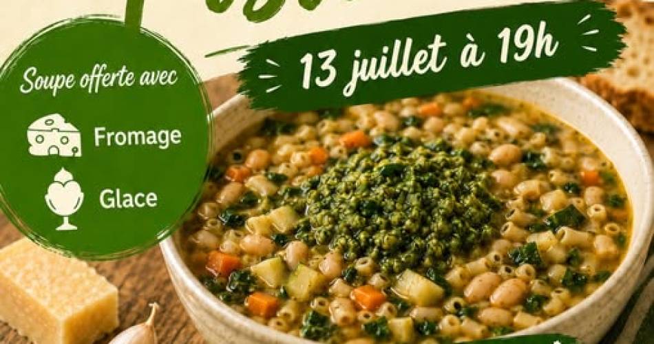 Soupe au pistouà Villelaure@Soupe au pistou