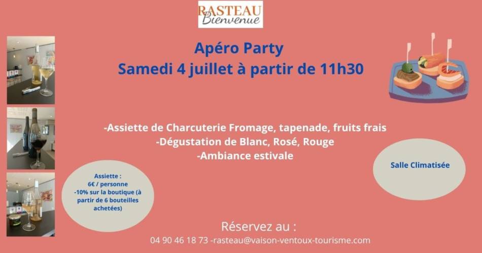 Apéro-feestje - Rasteau Welkom@Rasteau bienvenue