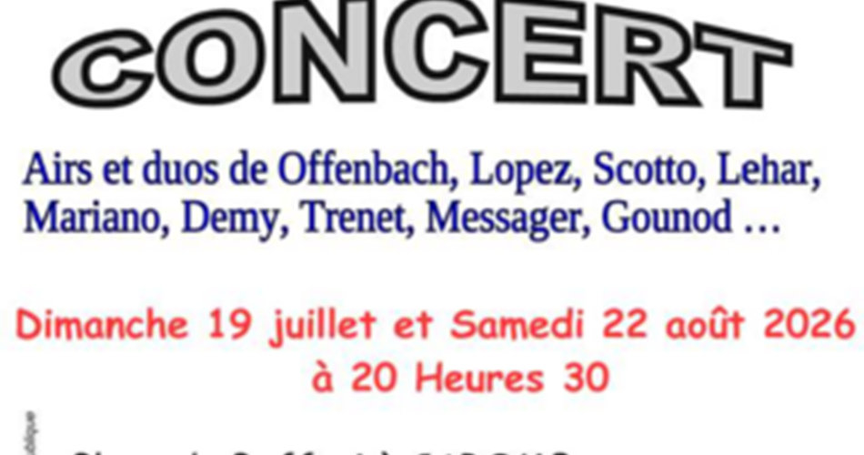 Concert : Il y a le soleil, la mer et l'amour@Mairie de Caromb