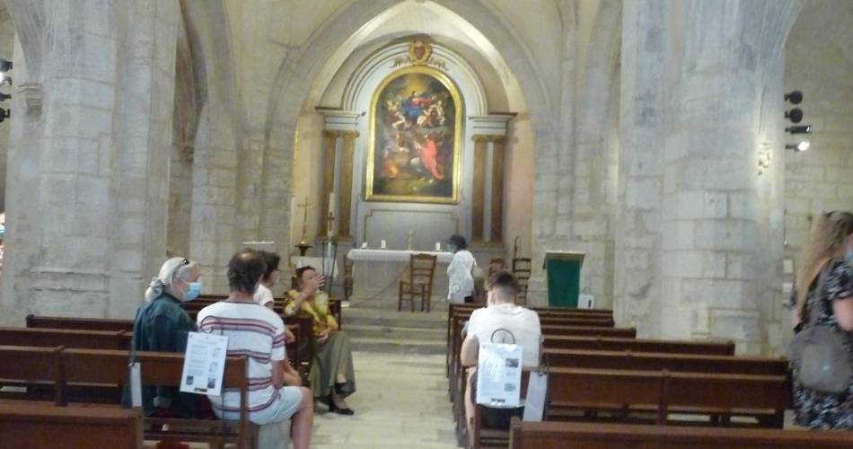 Visite libre et documentée de l'église Notre-Dame de l'Assomption@Les amis du vieux village des Angles