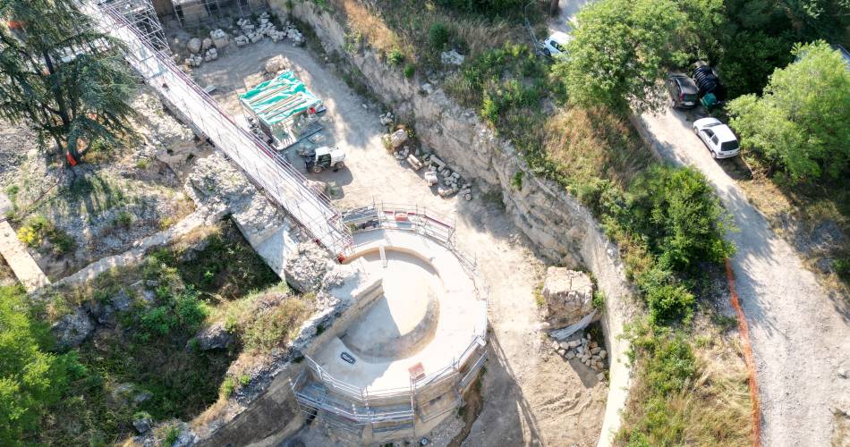 Conférence - des ruines du jardin au château de la Colline, la nouvelle histoire du château d'Orange@Pop Tourisme