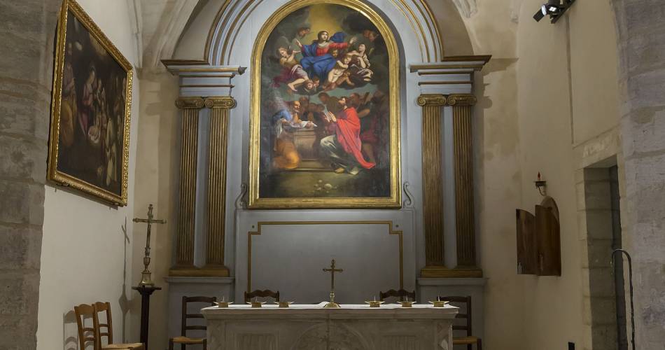 Visite commentée de l'église Notre-Dame de l'Assomption@Les amis du vieux village des Angles