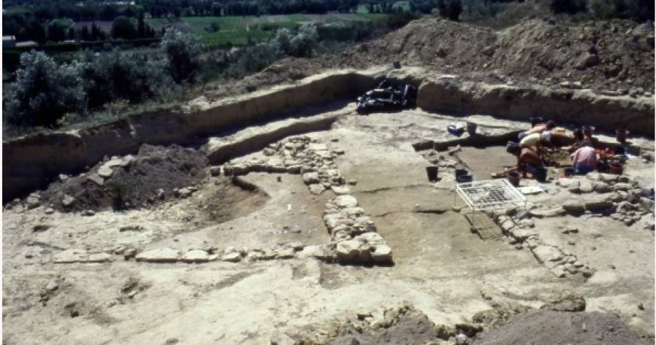 L'occupation de l'âge du Fer sur l'oppidum du Mourre de Sève à Sorgues@©Ch. Arcelin-Pradelle (CNRS)