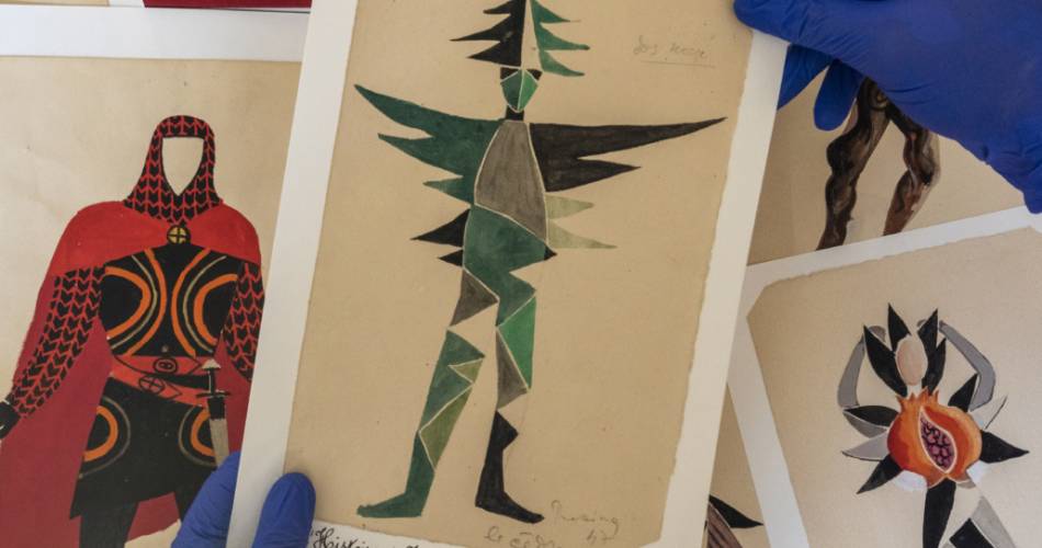 Visites commentées thématiques de la Maison Jean Vilar - Les Costumes du Festival d’Avignon ou Jean Vilar à Avignon, l'ambition d'un théâtre populaire@©Maison Jean Vilar