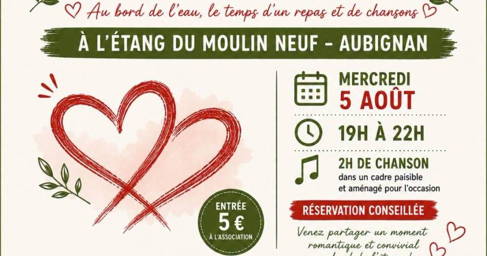 A romantic evening by the water’s edge@Soirée romantique au bord de l'eau_Aubignan