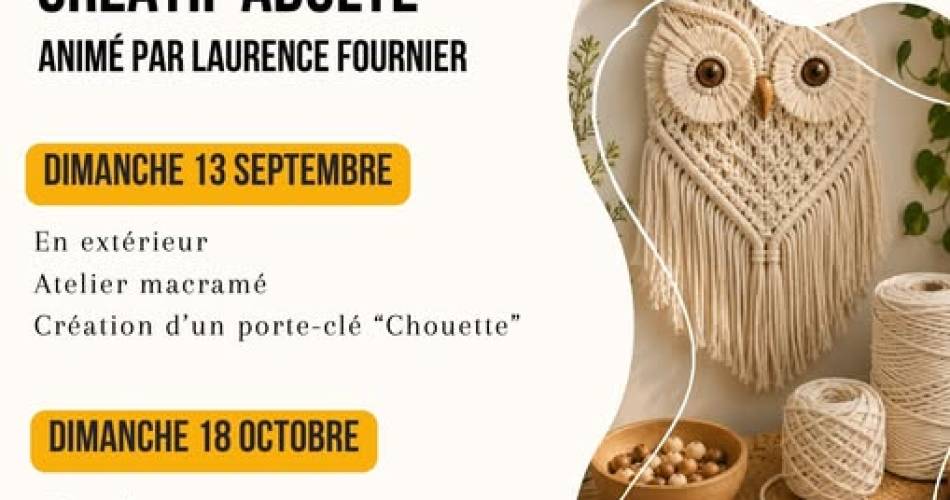 Atelier créatif adulte animé par Laurence Fourinier  à Beaumont de Pertuis@Atelier créatif adulte