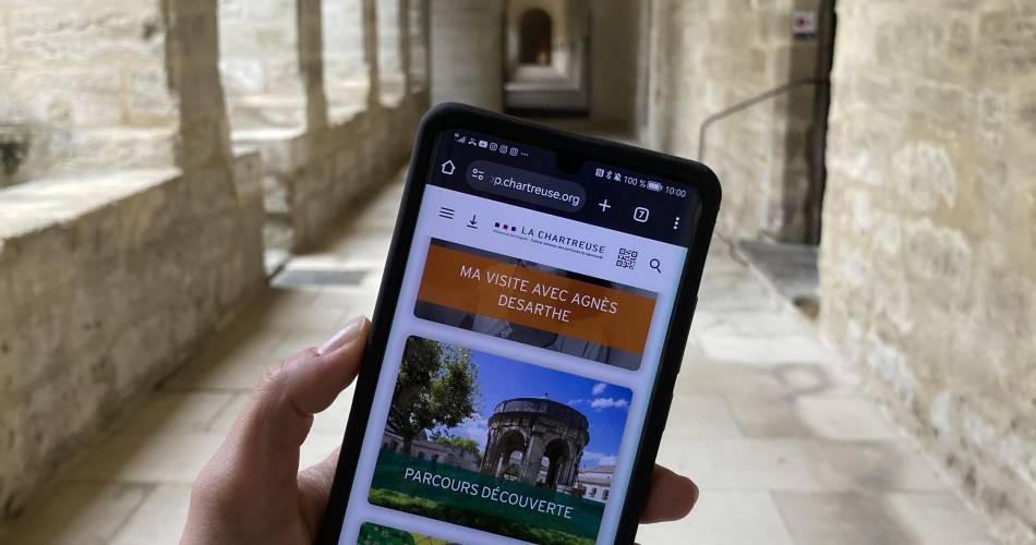 Visite de la Chartreuse via l'application@Audrey Pujol