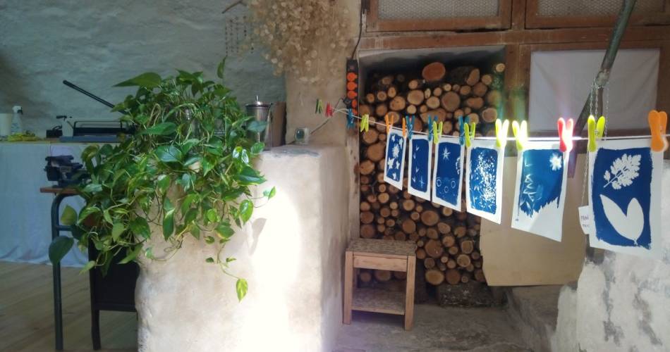 Discovering Cyanotype in Cucuron@Anne Barroil