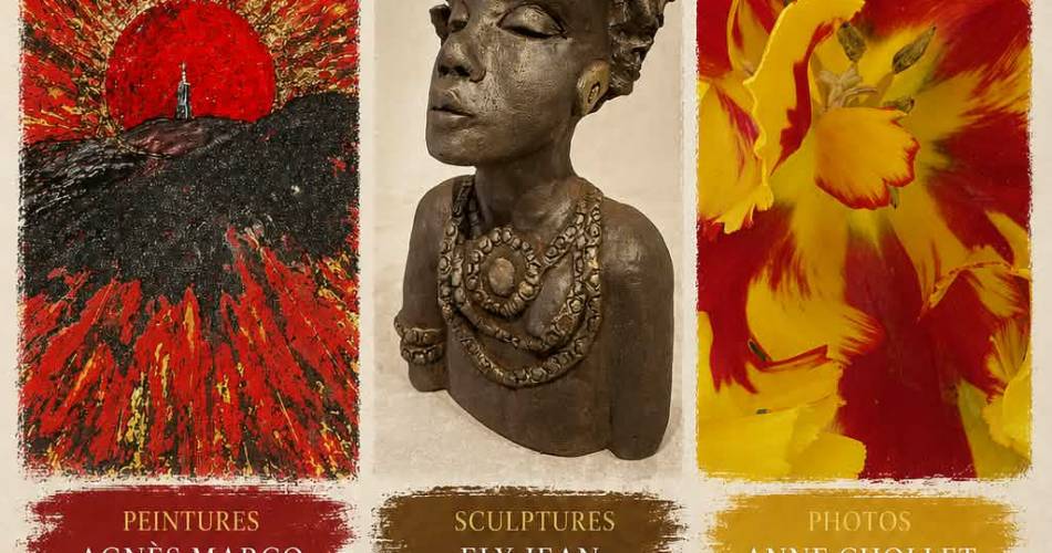Exposition Art & Matières@Anne Chollet, Agnès Marco, Ely Jean