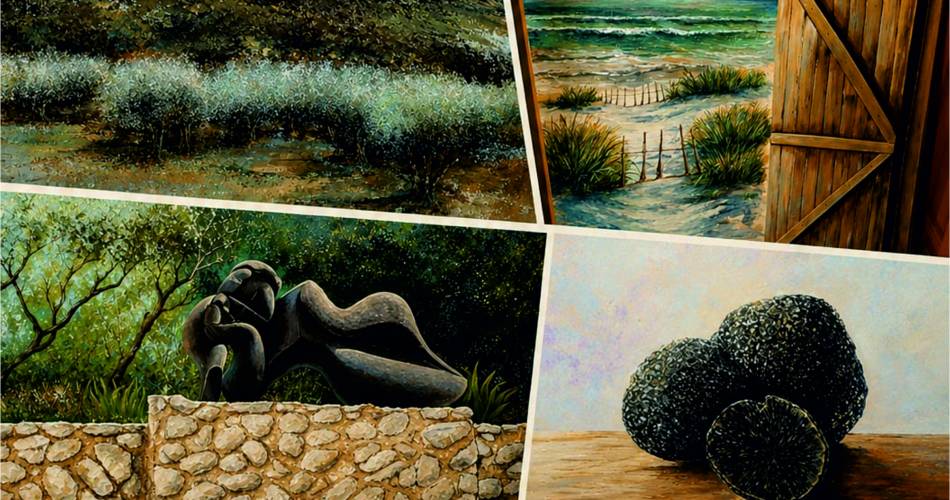 Exposition de peinture@point info Richerenches
