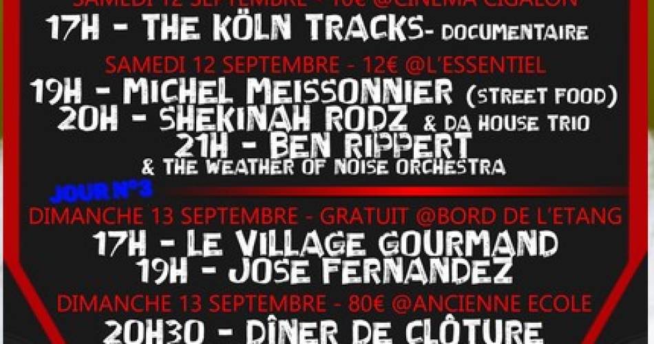 1ère  édition du FESTIVAL JAZZTRONOMIC durant 3 jours à l'Essentiel à Cucuron@toute première édition du FESTIVAL JAZZTRONOMIC durant 3 jours à l'Essentiel à Cucuron_Cucuron
