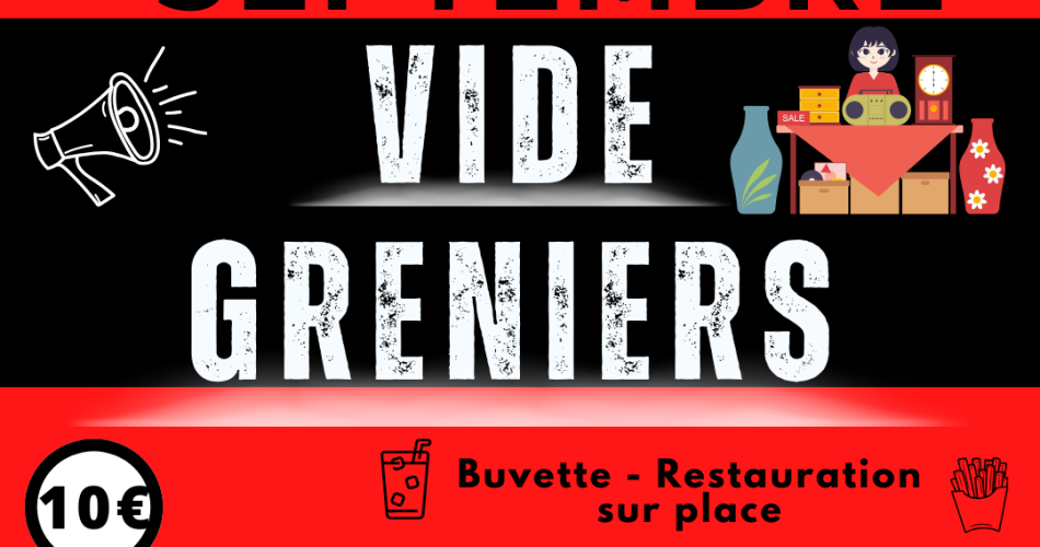 Vide-greniers du HandBall Club Valréas (HBCV)@Handball Club Valréas (HBCV)