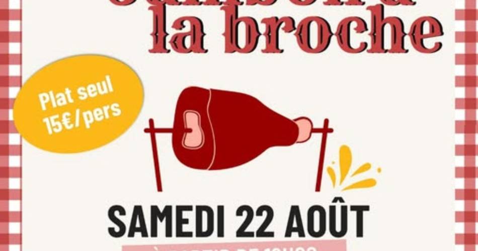 Soirée jambon à la broche au Domaine Chabran Antonin@Domaine Chabran Antonin_Sarrians