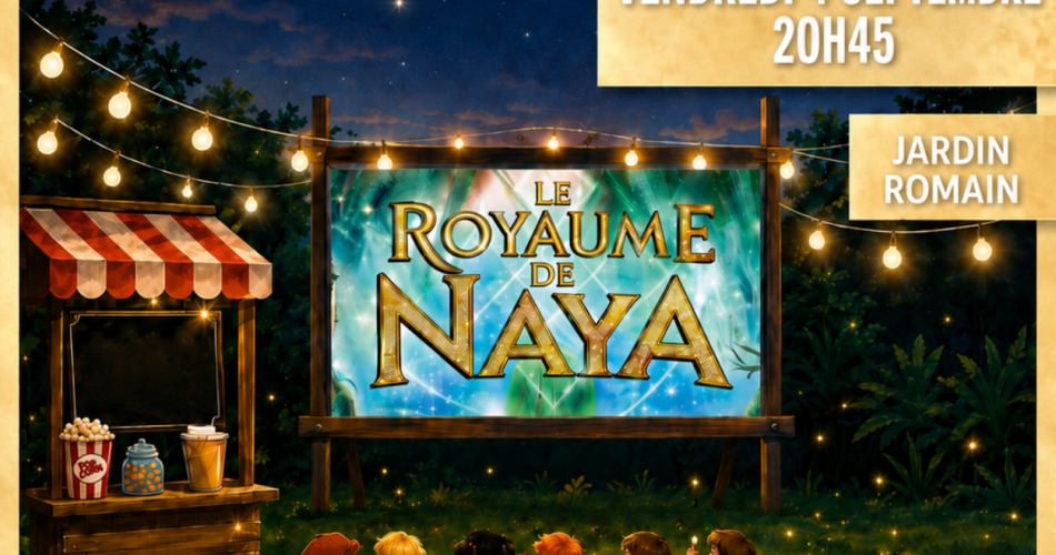 Soirée cinéma au Jardin Romain@Comité des fêtes