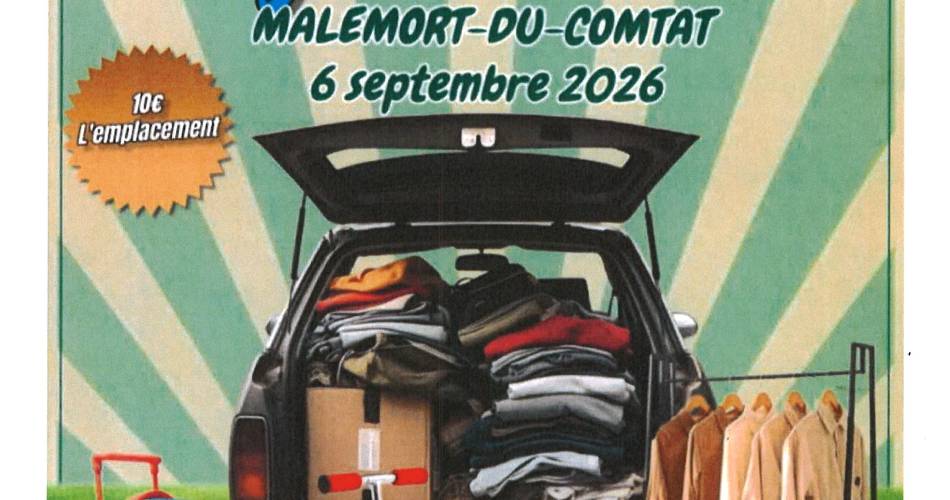 Vide-greniers à Malemort du Comtat@©HD Le Plaisir