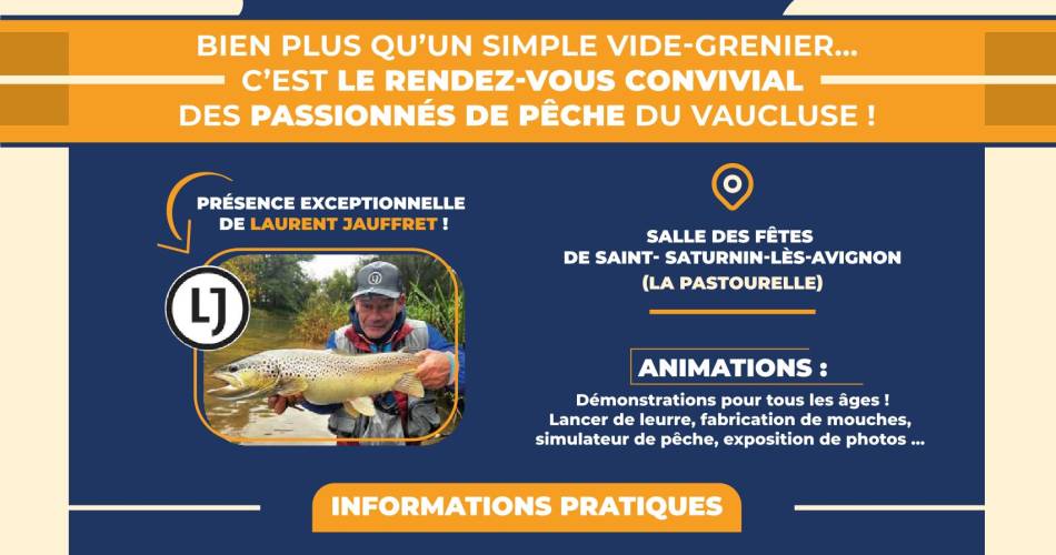 Troc de pêche de l’Amicale des Pêcheurs@Équipe communication de l’Amicale des Pêcheurs Saint-Saturnin-lès-Avignon & Jonquerettes