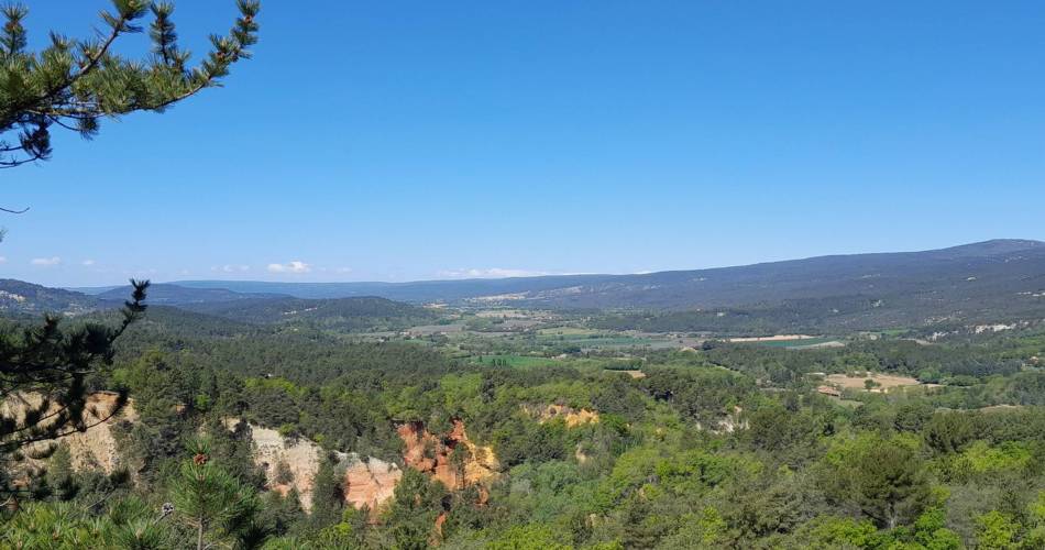 CASENEUVE - Les ocres depuis Haute Blace@©Eric Garnier - PNR Luberon